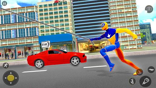 Spider Hero Gangster Game - Crime City Rope Hero - Gameplay image of android game