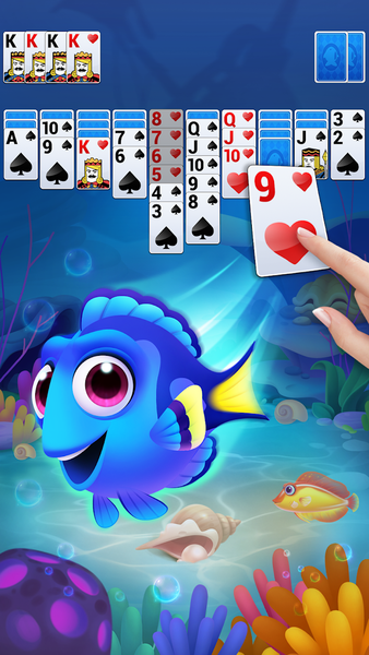 Spider Solitaire Fish - عکس بازی موبایلی اندروید