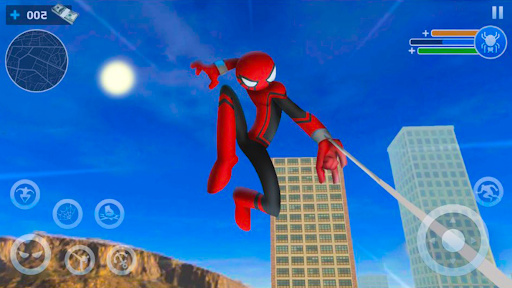 Spider Stickman Rope Hero - Image screenshot of android app