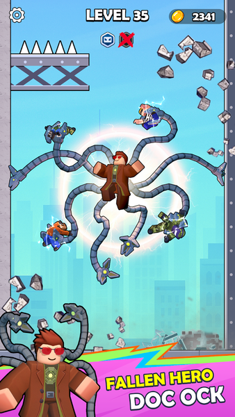 Spiderblox Hero Rope Fighter - عکس بازی موبایلی اندروید