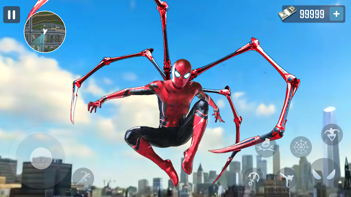 Super Spider Rope - Vegas Crime Hero - عکس بازی موبایلی اندروید