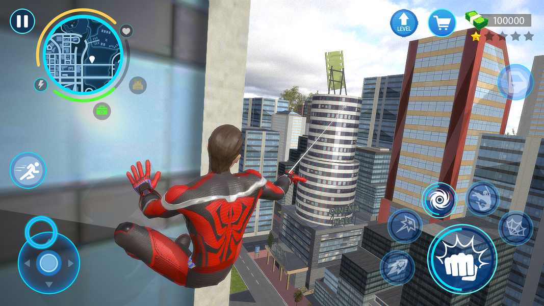 Spider Hero: Gangster City - Gameplay image of android game