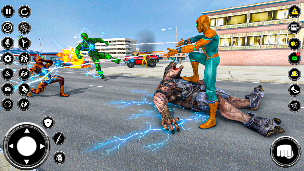 Rope Hero Games 3D Fighting - Gameplay image of android game