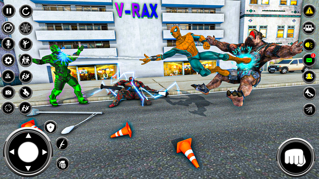 Rope Hero Games 3D Fighting - Gameplay image of android game