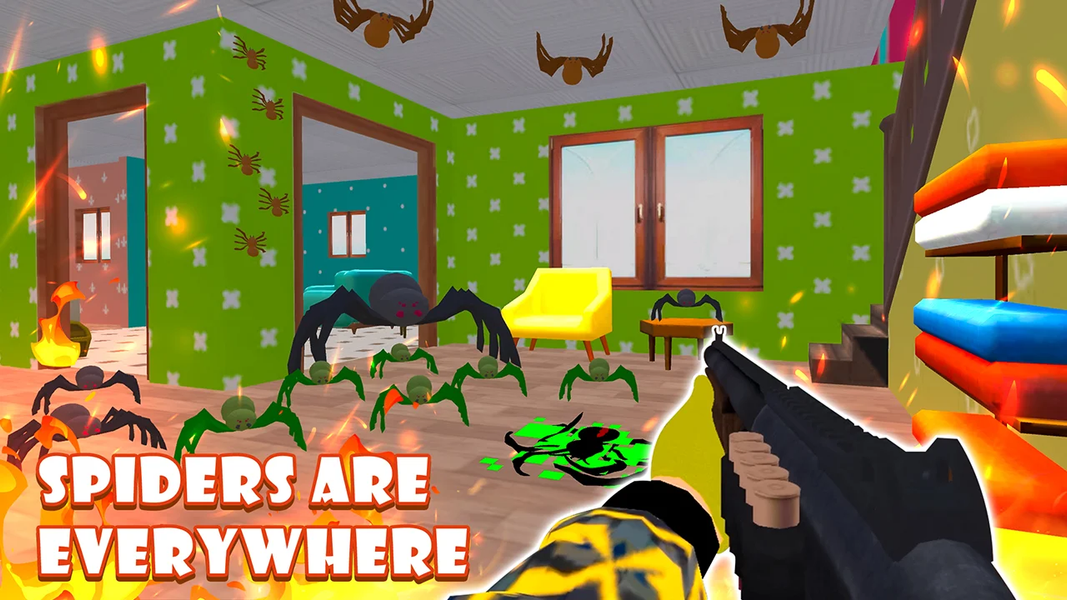 Kill The Spider: Shoot 'Em Up - عکس بازی موبایلی اندروید