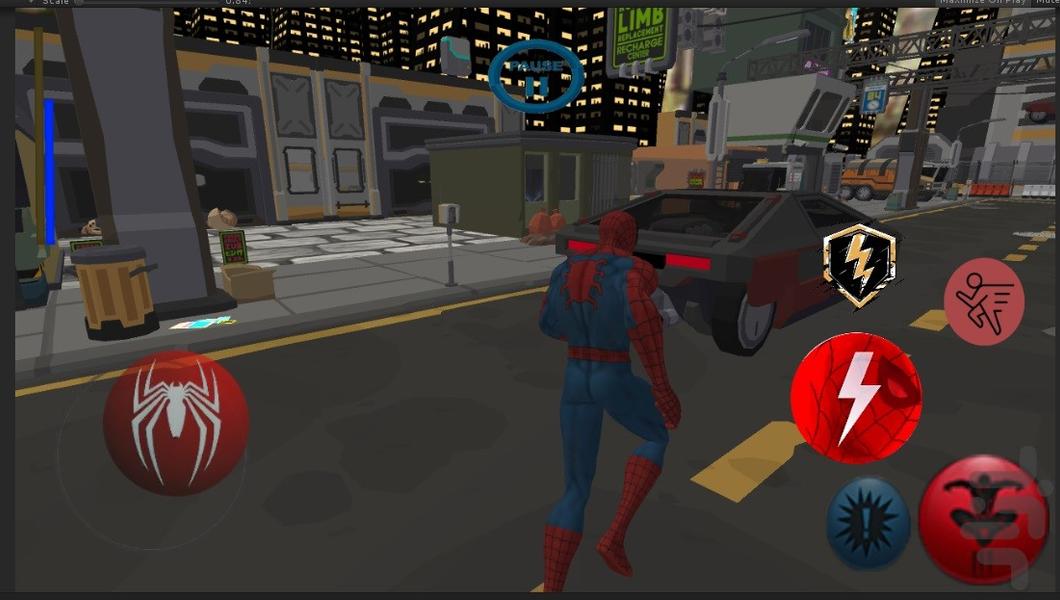 مردعنکبوتی در جنگ ستارگان - عکس بازی موبایلی اندروید