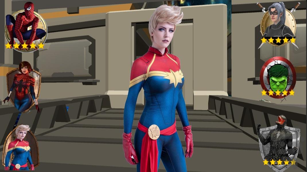 مردعنکبوتی در جنگ فضایی - عکس بازی موبایلی اندروید