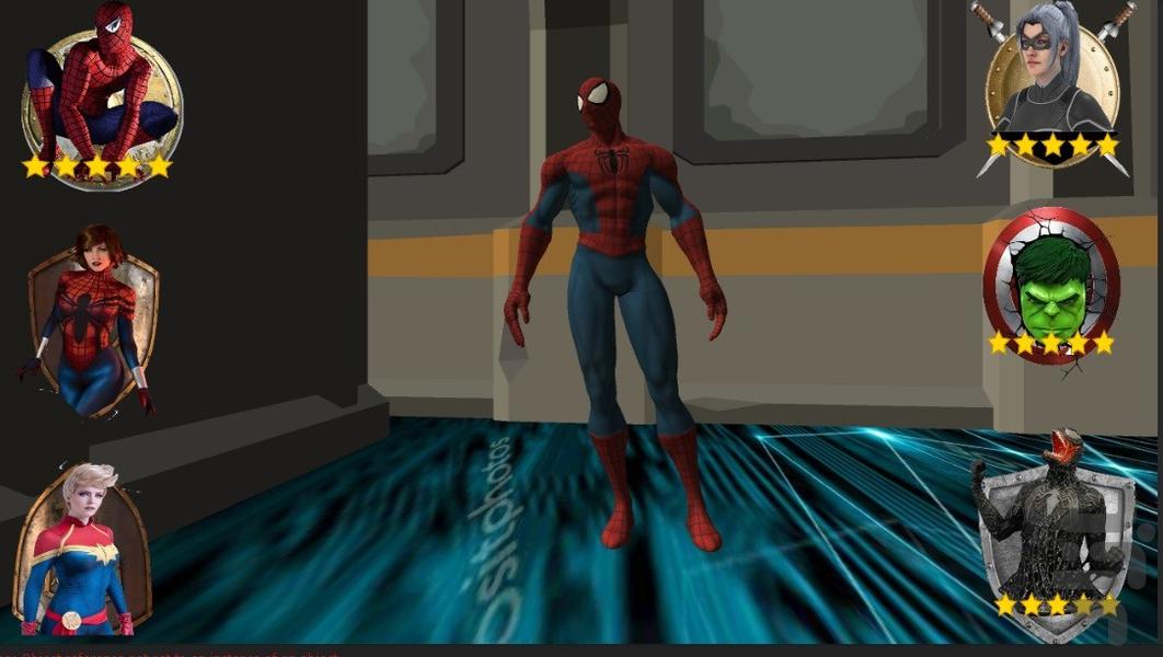 مردعنکبوتی در جنگ فضایی - عکس بازی موبایلی اندروید