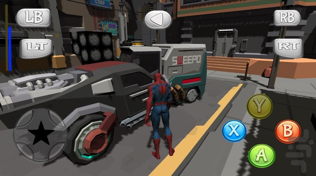 مردعنکبوتی و مردان فضایی ایکس - عکس بازی موبایلی اندروید