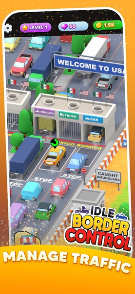 Idle Border Control - Gameplay image of android game