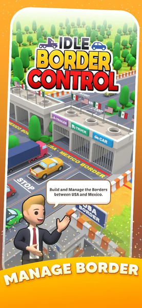 Idle Border Control - Gameplay image of android game