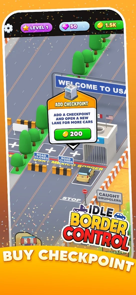 Idle Border Control - Gameplay image of android game