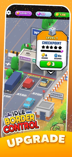 Idle Border Control - Gameplay image of android game