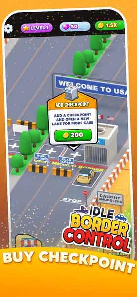 Idle Border Control - Gameplay image of android game
