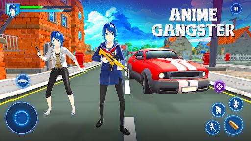 Sakura Anime Grand Theft Gangster Game - Image screenshot of android app