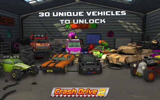 Crash Drive 2: 3D racing cars - Gameplay image of android game