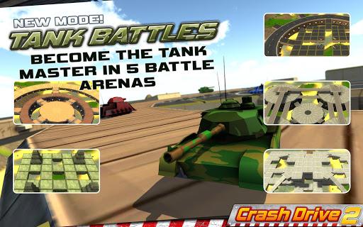 Crash Drive 2: 3D racing cars - Gameplay image of android game