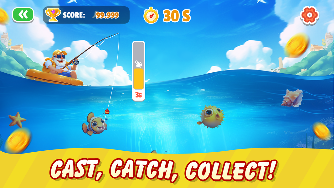 Catch&Spin:Bass Fishing - عکس بازی موبایلی اندروید