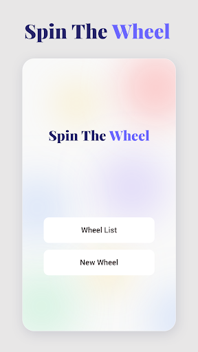 Spin The Wheel - Image screenshot of android app