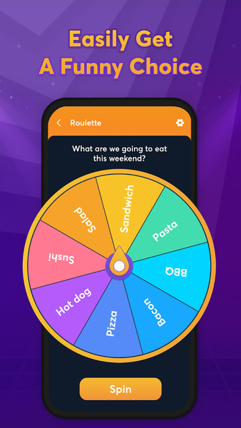 Spin The Wheel Random Roulette - عکس برنامه موبایلی اندروید