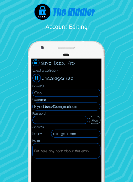 Password Manager - عکس برنامه موبایلی اندروید