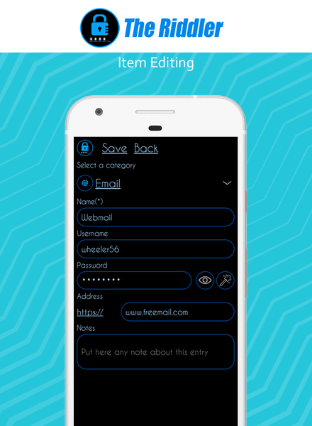 Password Manager - عکس برنامه موبایلی اندروید