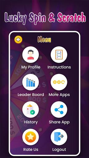 Spin to Win - Lucky Spin & Scratch to Win Money - Gameplay image of android game