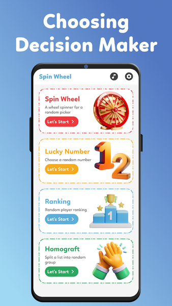 Spin Wheel: Random Generator - Gameplay image of android game