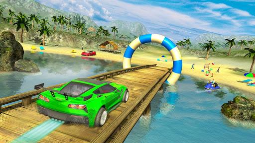 GT Car Race Game -Water Surfer - Gameplay image of android game