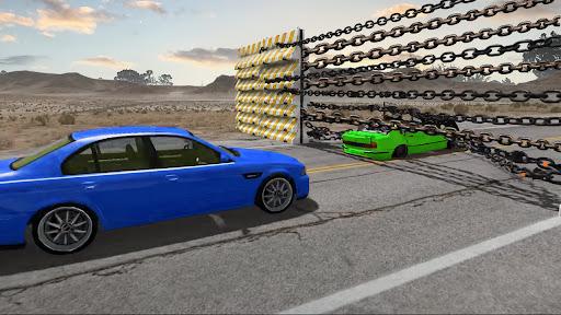 Chained Cars Stunt Racing Game - Gameplay image of android game