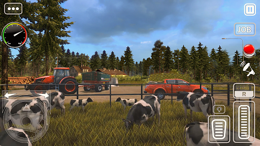 Farmer Tractor Driving Games - عکس بازی موبایلی اندروید