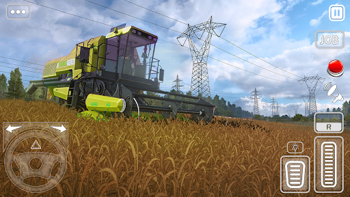 Farmer Tractor Driving Games - Gameplay image of android game