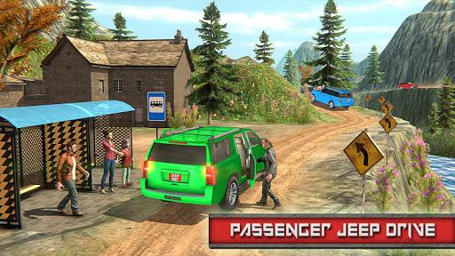 Offroad City Taxi Game Offline - Gameplay image of android game