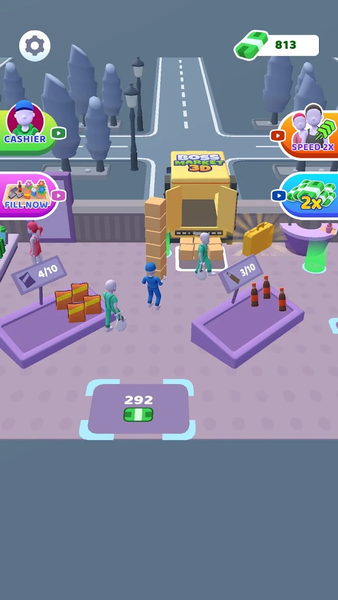 Boss Market 3D - Gameplay image of android game