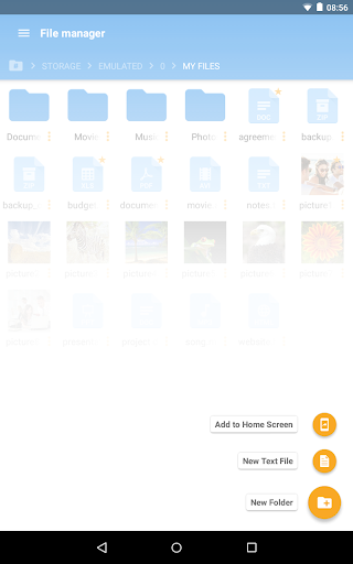 File Manager - عکس برنامه موبایلی اندروید