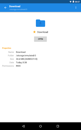 File Manager - عکس برنامه موبایلی اندروید