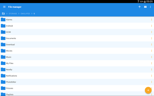 File Manager - عکس برنامه موبایلی اندروید