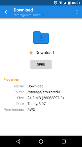 File Manager - عکس برنامه موبایلی اندروید