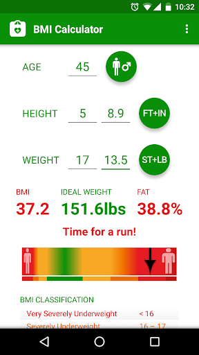 BMI Calculator - Image screenshot of android app