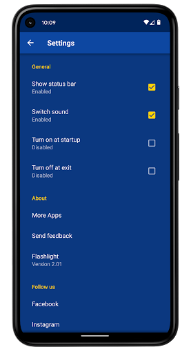 Flashlight - عکس برنامه موبایلی اندروید