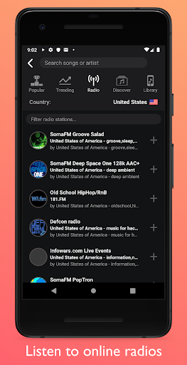 SplitCloud Double Music - گوش دادن همزمان به دو آهنگ اسپلیت کلود - عکس برنامه موبایلی اندروید