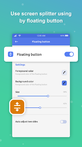 Screen Splitter : Use ۲ apps - عکس برنامه موبایلی اندروید