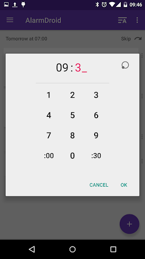 AlarmDroid (alarm clock) - Image screenshot of android app