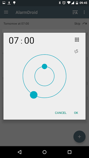 AlarmDroid (alarm clock) - Image screenshot of android app