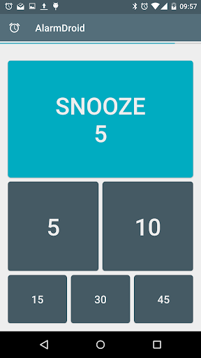 AlarmDroid (alarm clock) - Image screenshot of android app