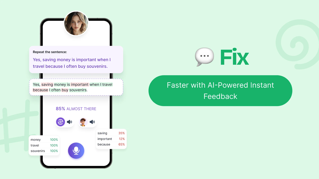 Speak & Learn English SpokziAI - عکس برنامه موبایلی اندروید