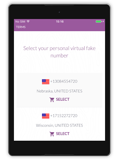 Virtual SIM (Calls) - Image screenshot of android app