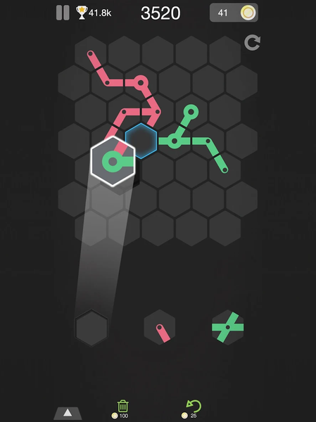 Metro Puzzle match hexa blocks - Gameplay image of android game