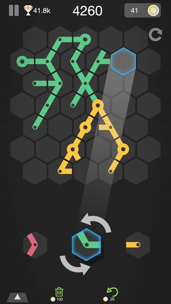 Metro Puzzle match hexa blocks - Gameplay image of android game