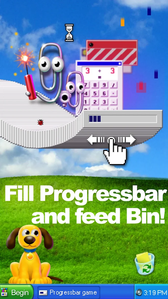 Progressbar95 - nostalgic game - Gameplay image of android game